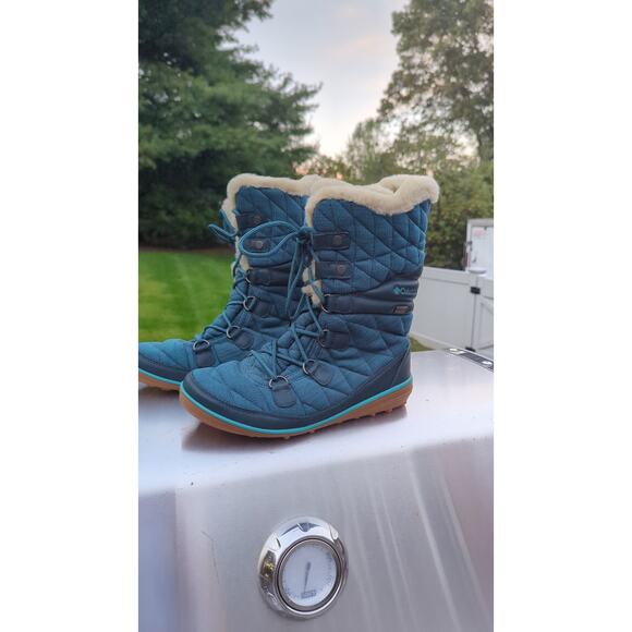 Columbia chimera NEW women's out dry Omni grip snow boots size 9  New - Picture 11 of 16